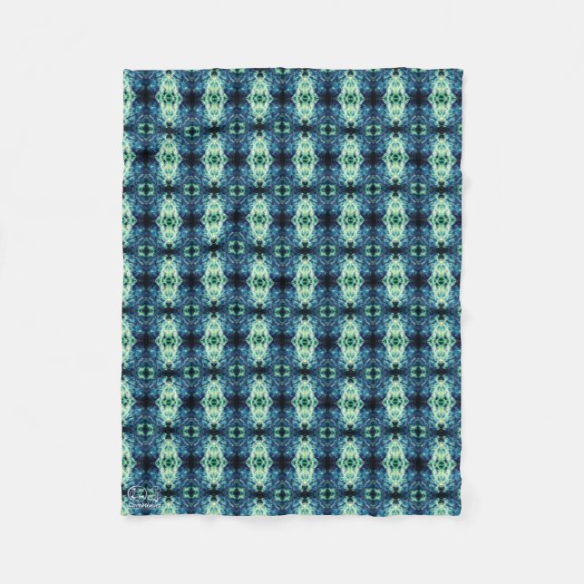 Texture #2.0 of the work Cherries Fleece Blanket (Front)