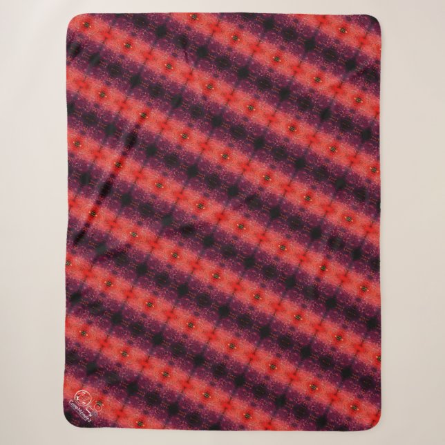 Texture #2.0 of the work The sunset Sherpa Blanket (Front)