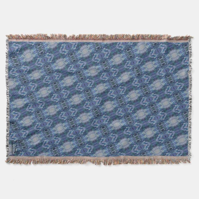 Texture #2 from the work Maritimo Throw Blanket (Front)