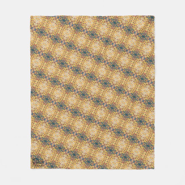Texture #2 from the work Pineapple. SERIES Fleece Blanket (Front)