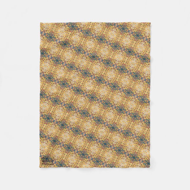 Texture #2 from the work Pineapple. SERIES Fleece Blanket (Front)