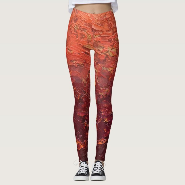 Texture #2 from the work The Sunset Leggings (Front)