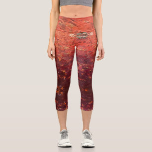 Texture #2 of the work The sunset Capri Leggings