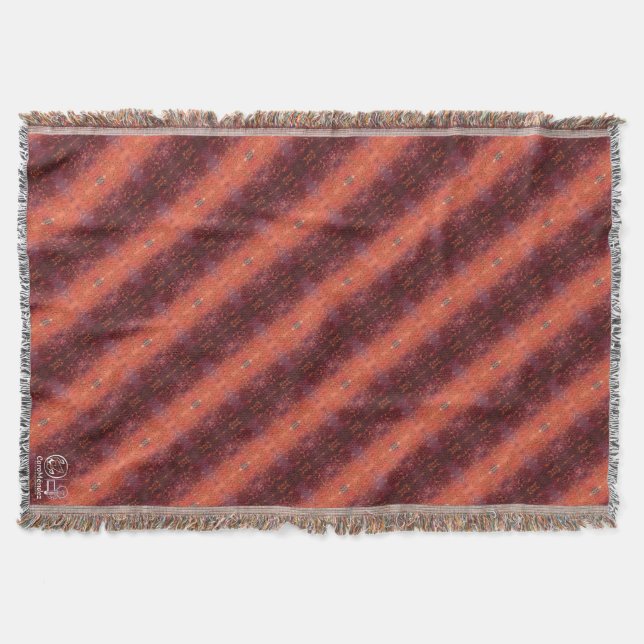 Texture #2 of the work The sunset Throw Blanket (Front)