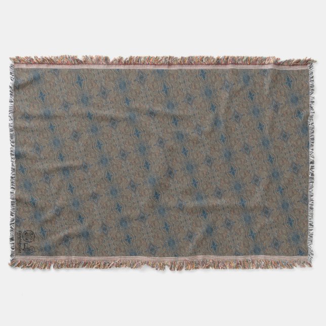 Texture #37 Dawn Work Throw Blanket (Front)