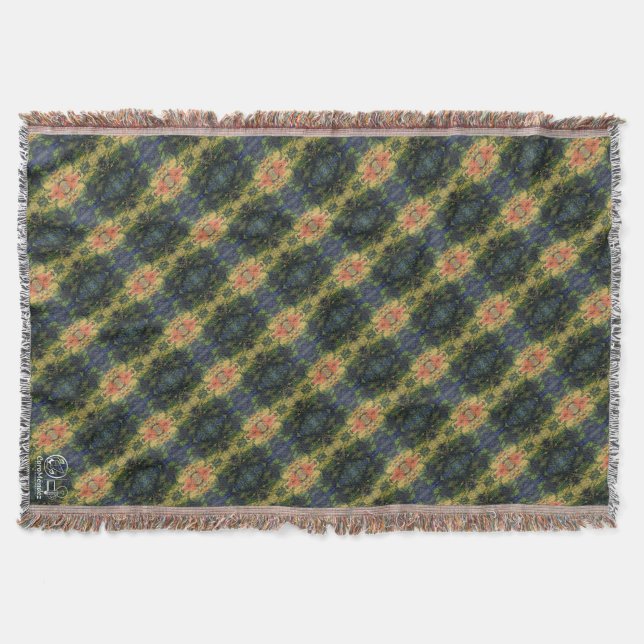 Texture #3 from the work Maritimo Throw Blanket (Front)