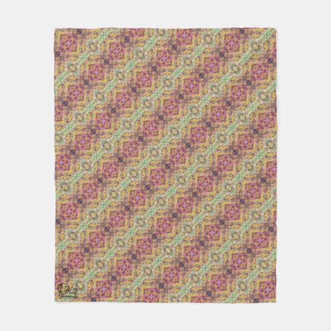 Texture #3 from the work Pineapple Fleece Blanket (Front)