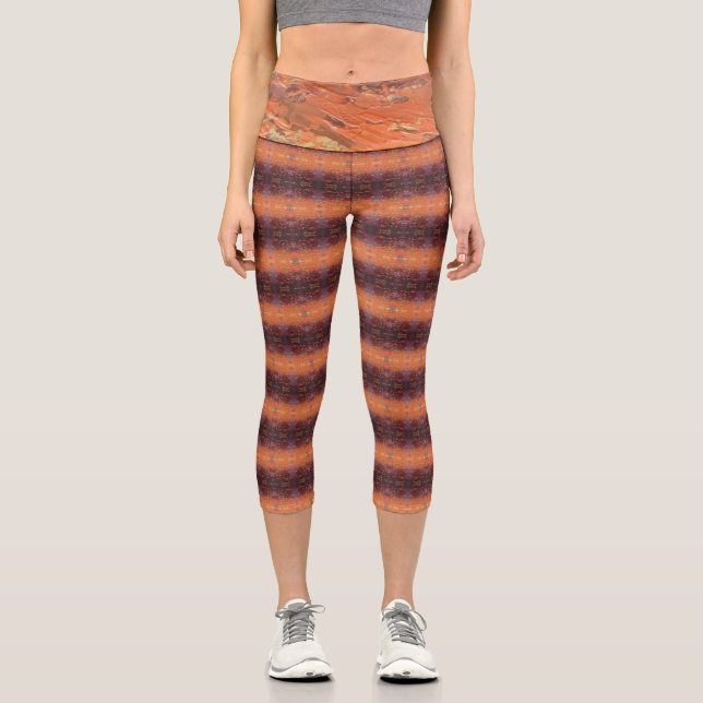 Texture #3 from the work The Sunset Capri Leggings (Front)