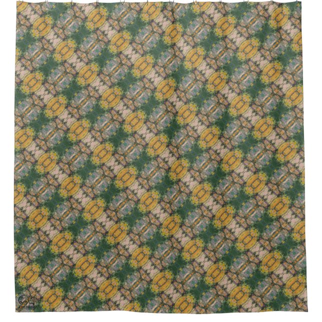 Texture #3 of La Roca artwork Shower Curtain (Front)