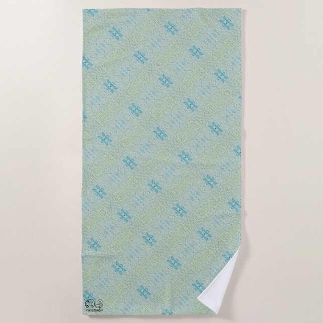 Texture #40 Work Dawn Beach Towel (Front)