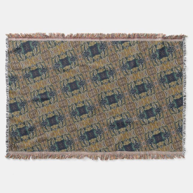 Texture #41 work Dawn Throw Blanket (Front)