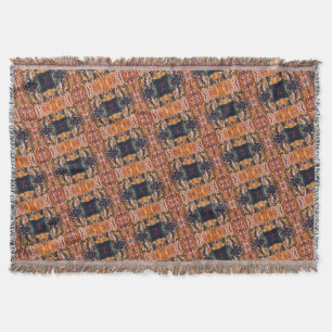 Texture #47 from work Dawn Throw Blanket