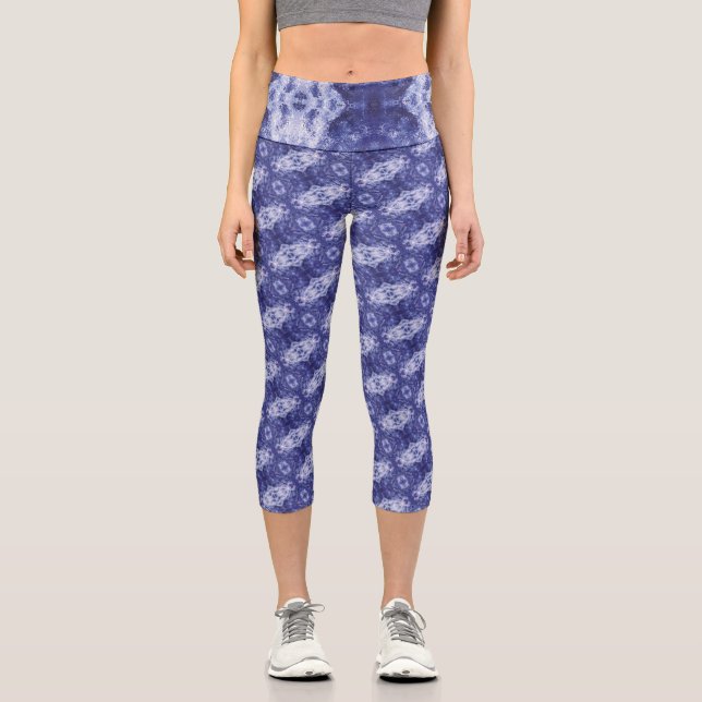 Texture #4 from the work Cherries Capri Leggings (Front)