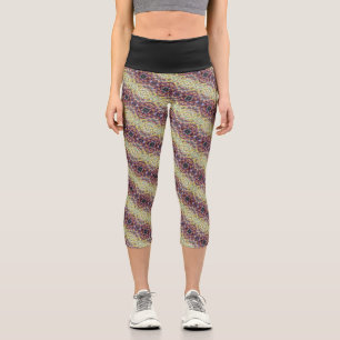 Texture #4 from the work Pineapple Capri Leggings