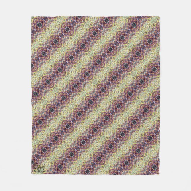 Texture #4 from the work Pineapple Fleece Blanket (Front)