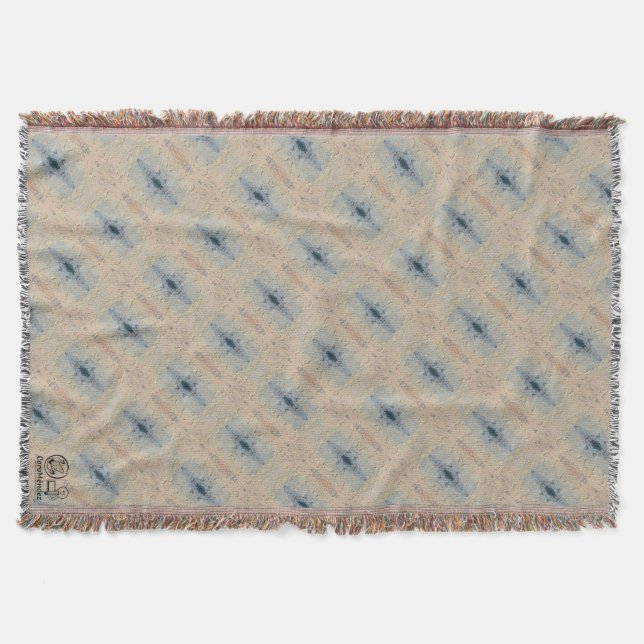 Texture #4 from the work Seeing through the eyes Throw Blanket (Front)