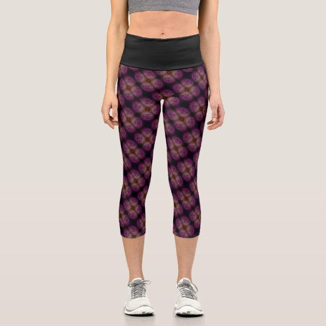Texture #5.0 of work Horizonte Capri Leggings (Front)