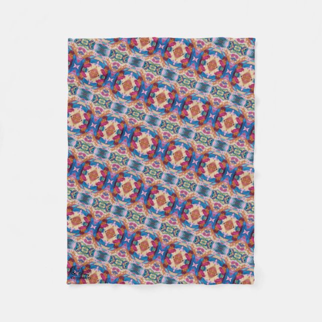 Texture #5 from the work Pineapple Fleece Blanket (Front)