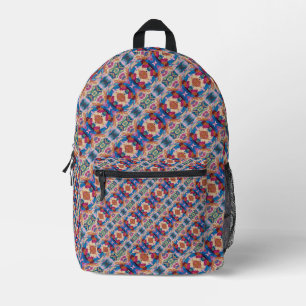 Texture #5 of the work Pineapple Printed Backpack