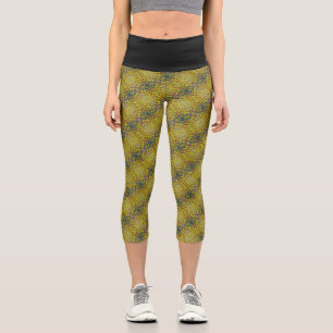 Texture #6 from the work Pineapple. SERIES Capri Leggings