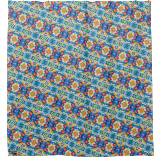 Texture #6 from the work Pineapple Shower Curtain (Front)