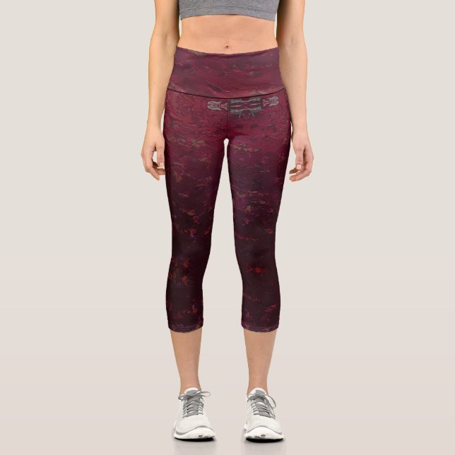 Texture #6 from the work The Sunset Capri Leggings (Front)