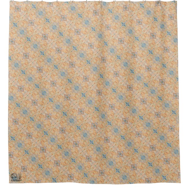 Texture #6 Work Dawn Shower Curtain (Front)
