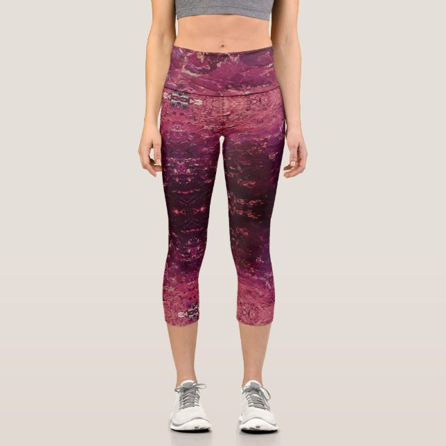 Texture #8 from the work The Sunset Capri Leggings (Front)