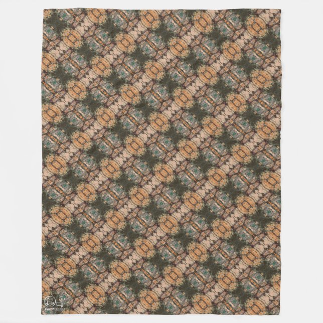 Texture #8 from work The Rock Fleece Blanket (Front)