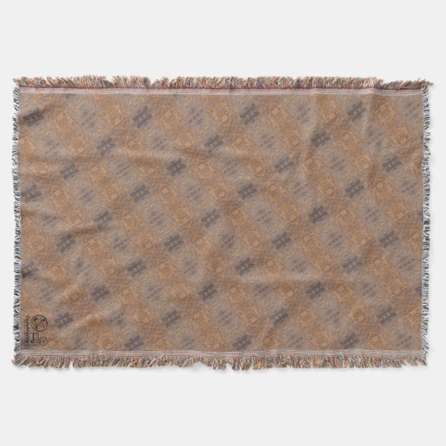 Texture #9 Dawn artwork Throw Blanket (Front)