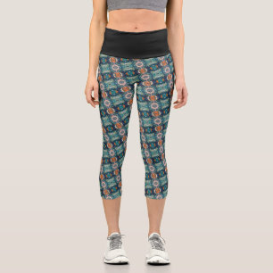 Texture #9 from the work Seeing Through the Eyes Capri Leggings