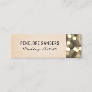 Texture Background Bokeh Mini Business Card