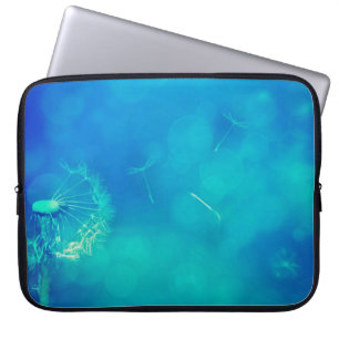 Texture background dandelion nature laptop sleeve