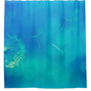 Texture background dandelion nature shower curtain
