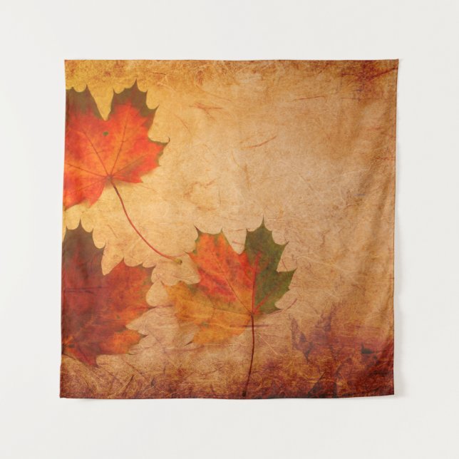 Texture background maple tapestry (Front)