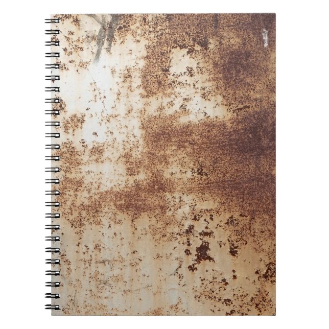 Texture background metal sheet notebook (Front)