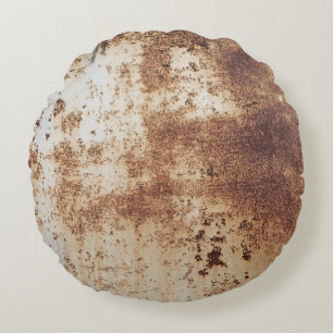 Texture background metal sheet round cushion