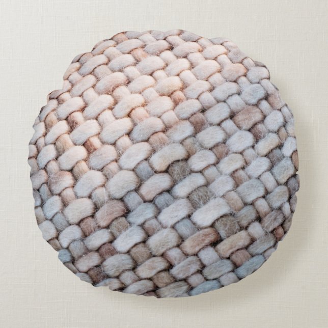 Texture Background Round Cushion (Front)