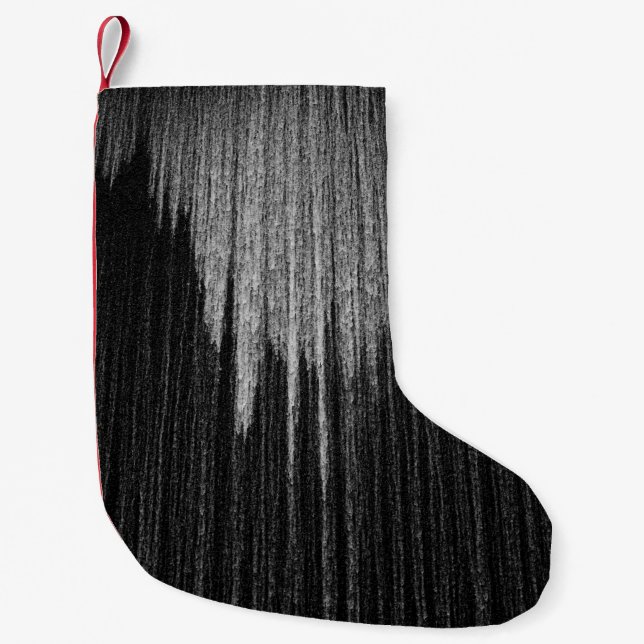 Texture Background Small Christmas Stocking (Front)