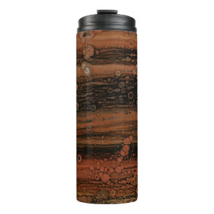 Texture Background Thermal Tumbler