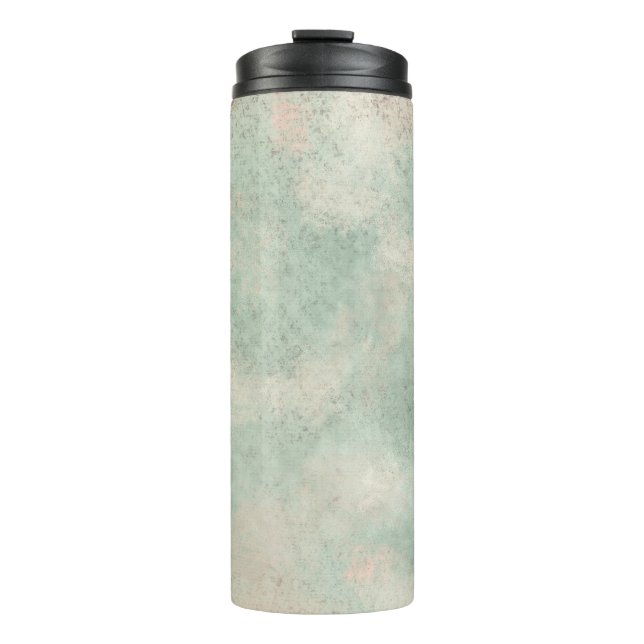 Texture background wall paper thermal tumbler (Front)