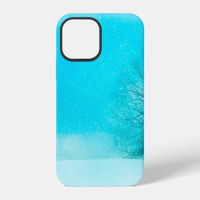 Texture background winter iPhone case (Back)