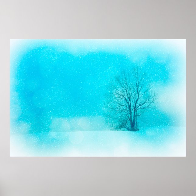 Texture background winter poster (Front)