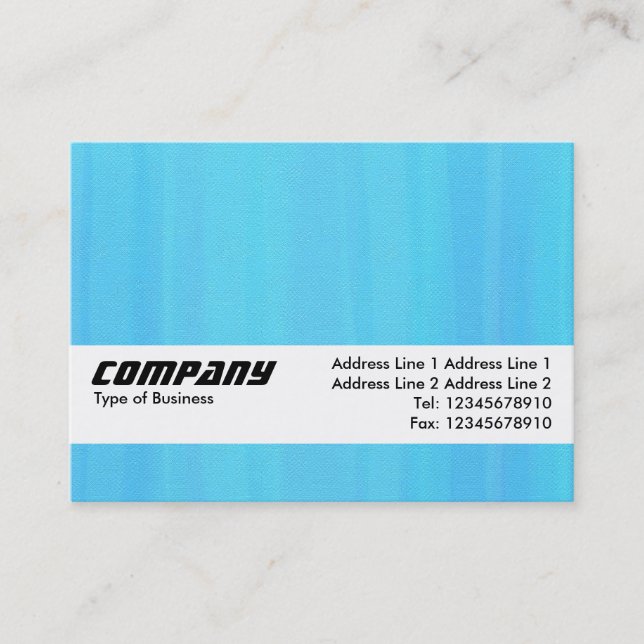Texture Band - Blue Painted Texture Business Card (Front)