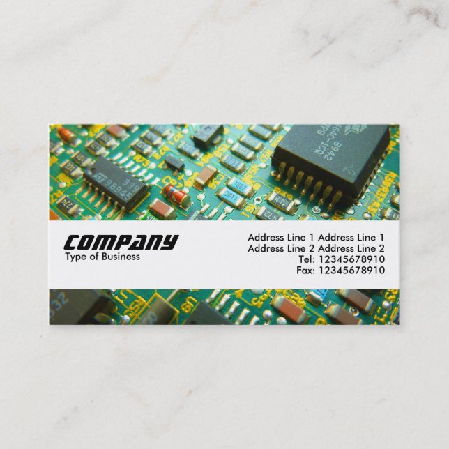 Texture Band - Circuitry Business Card (Front)