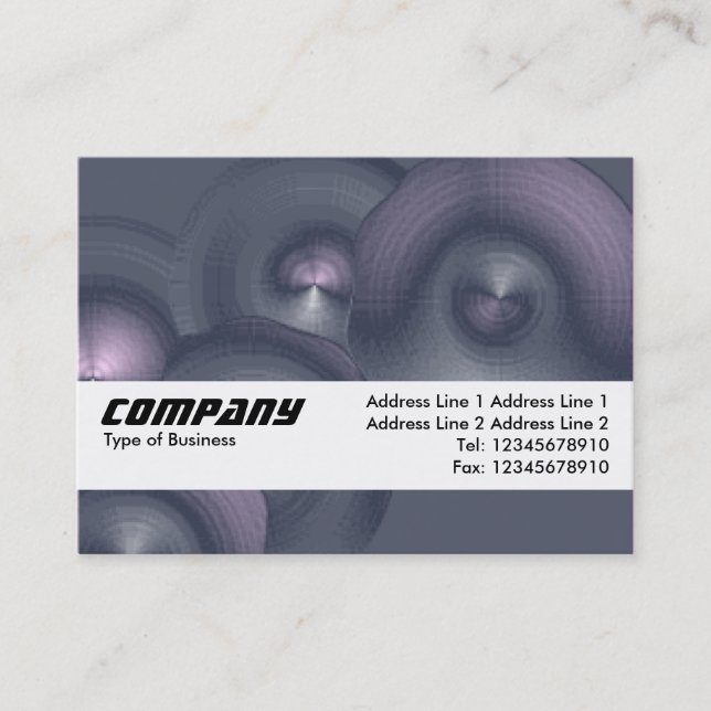 Texture Band - Cymbalism Business Card (Front)