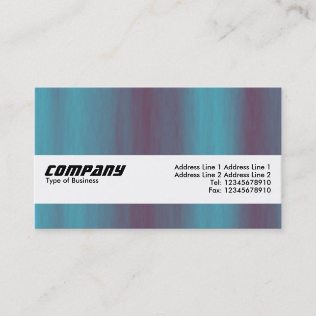 Texture Band - Jet Stream Business Card (Front)