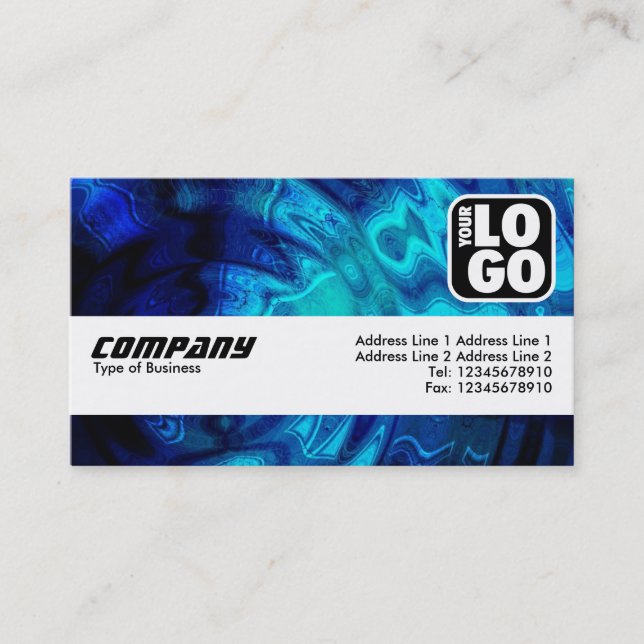 Texture Band (Logo) - Roman Bath Business Card (Front)