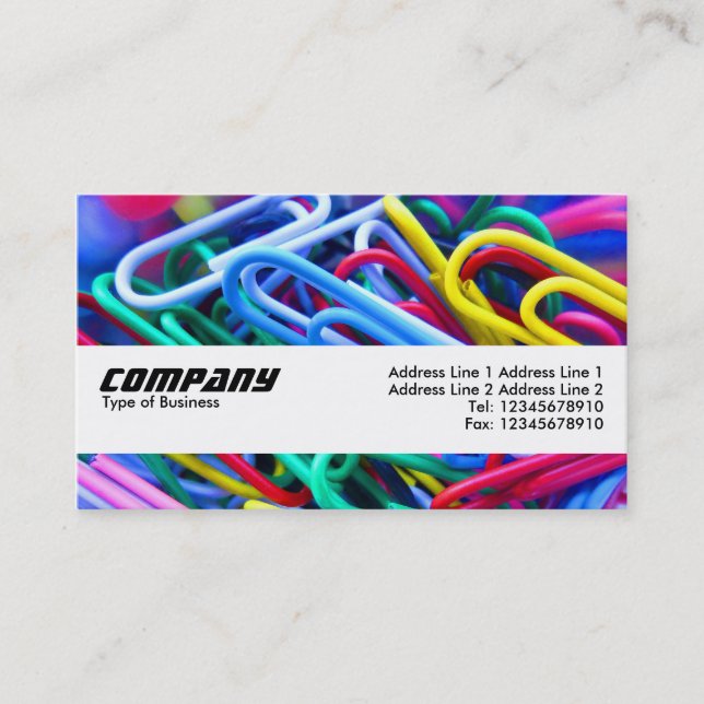 Texture Band - Project Paperclip Business Card (Front)