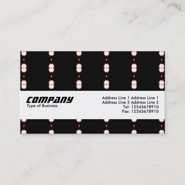 Texture Band - Ruby Lights Business Card (Front)